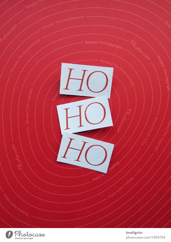ho ho ho Characters Signs and labeling Communicate Sharp-edged Cliche Red White Emotions Moody Joy Happiness Joie de vivre (Vitality) Anticipation