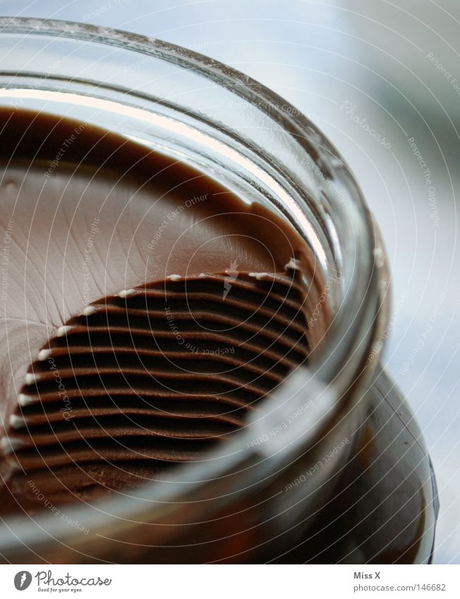 chocolate waves Candy Chocolate Delicious Sweet Brown Nut spread nougat Colour photo Detail Section of image Partially visible Food photograph Creamy