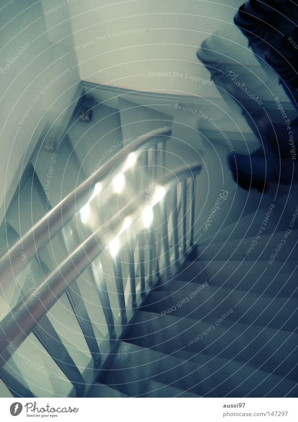 upstairs 2 Prism Banister Hallway House (Residential Structure) Going Under Upward Downward Strange Ghosts & Spectres  Esotericism Fear Panic Double exposure