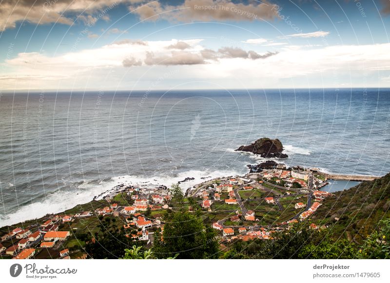 Porto Moniz with panorama Vacation & Travel Tourism Trip Adventure Far-off places Freedom Sightseeing City trip Hiking Environment Nature Landscape Plant Winter
