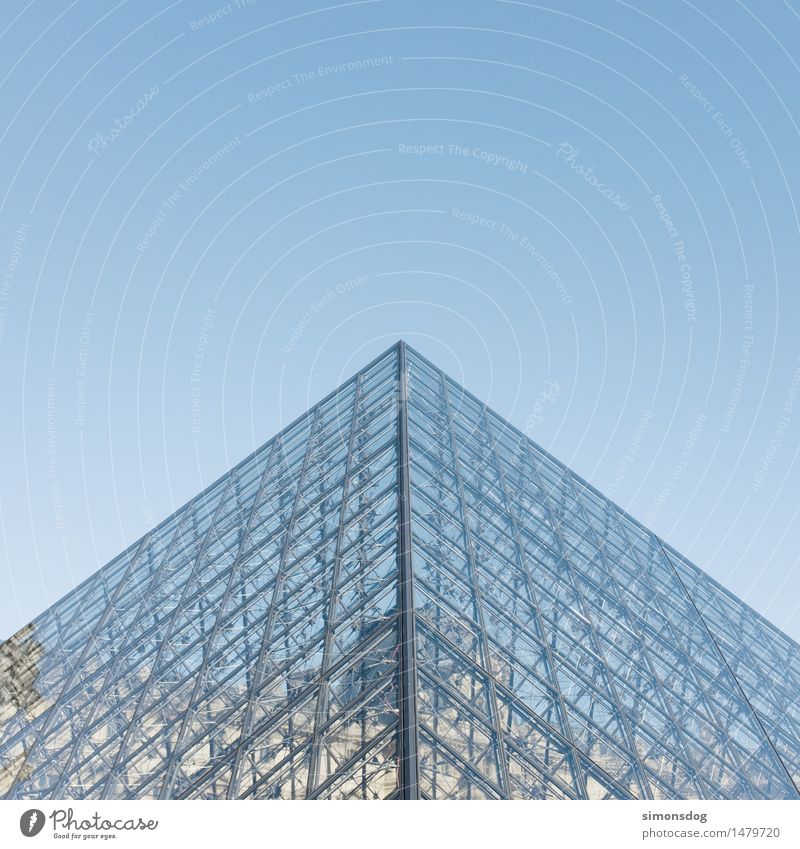 pyramid Manmade structures Building Architecture Tourist Attraction Landmark Louvre Vacation & Travel Society Tourism Art Culture Paris France Point Metalware