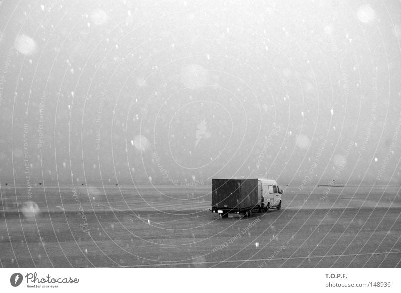 Rainy Days Cold Snow Truck Greece Autumn Thunder and lightning Weather Harbour