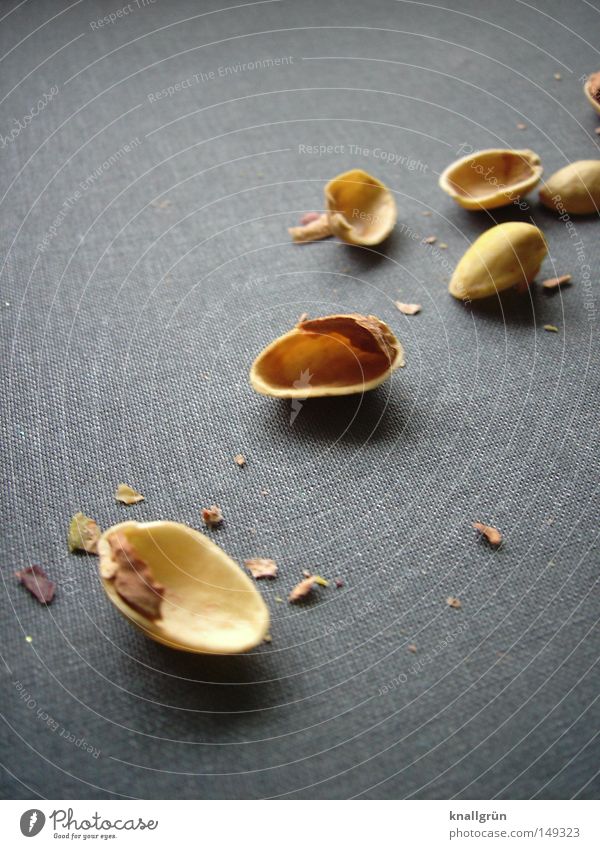 Pistachios (or what's left of them) Stone fruit Nut Nutrition Food Calorie Brown Beige Gray Crumbs Unpeeled sumac plant nourishing Bowl roasted salted