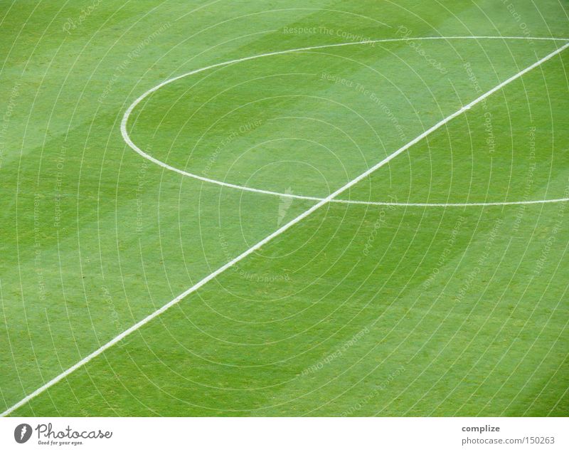 Football without a ball, that's how...? Places Sporting grounds Football pitch Stadium Line Center circle Sports Geometry Ball sports Green Football stadium