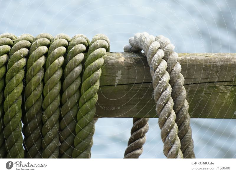 Once upon a time, two ropes... Rope Fastening Joist Harbour Watercraft Maritime Firm Detached Craft (trade)