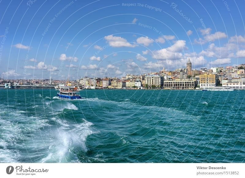 View from the ship in the Golden Horn of the Old City Beautiful Vacation & Travel Tourism Summer Ocean House (Residential Structure) Culture Landscape Sky Coast