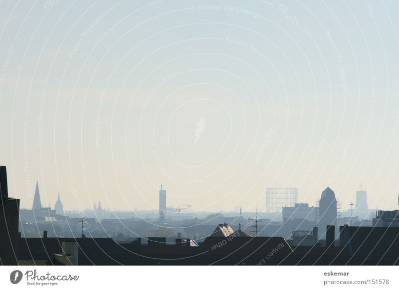 Berlin, Berlin Skyline Town Architecture Germany Capital city Gasometer Schöneberg Roof Silhouette Morning Dawn Above House (Residential Structure)