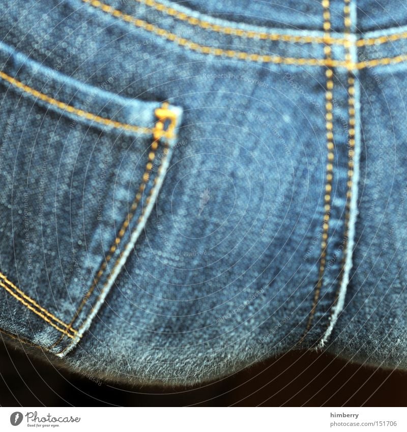 ass bomb Jeans Denim Fashion Hind quarters Bottom Woman Cloth Material Trouser pocket Stitching Pants Quality