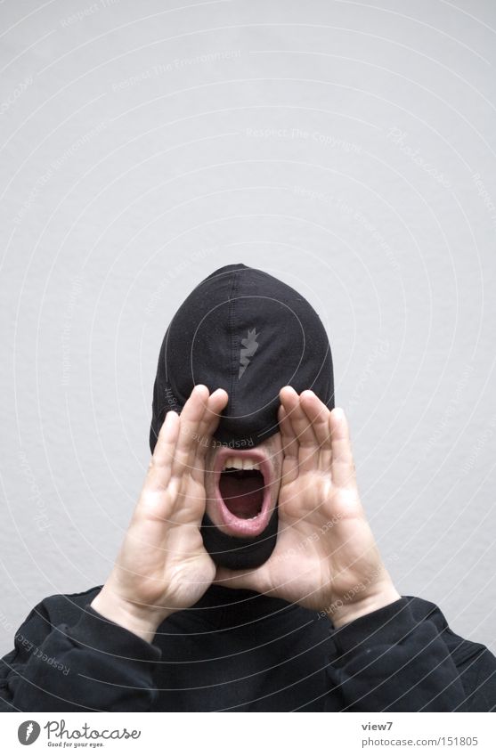 out loud: Face To talk Man Adults Mouth Lips Hand Cloth Mask Utilize Communicate Make Scream Anger Enthusiasm Power Willpower Curiosity Surprise Nerviness