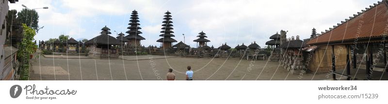 Bali Temple (Panorama) Panorama (View) Pagoda Religion and faith Culture Asia Places Los Angeles Large Panorama (Format)