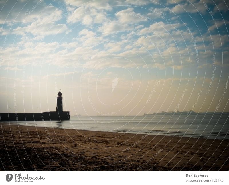 home port Lighthouse Beach Harbour Navigation Bremerhaven Lamp Lighting Watercraft Clouds Sky Coast Ocean Lake Lantern Sand Sandy beach Low tide High tide