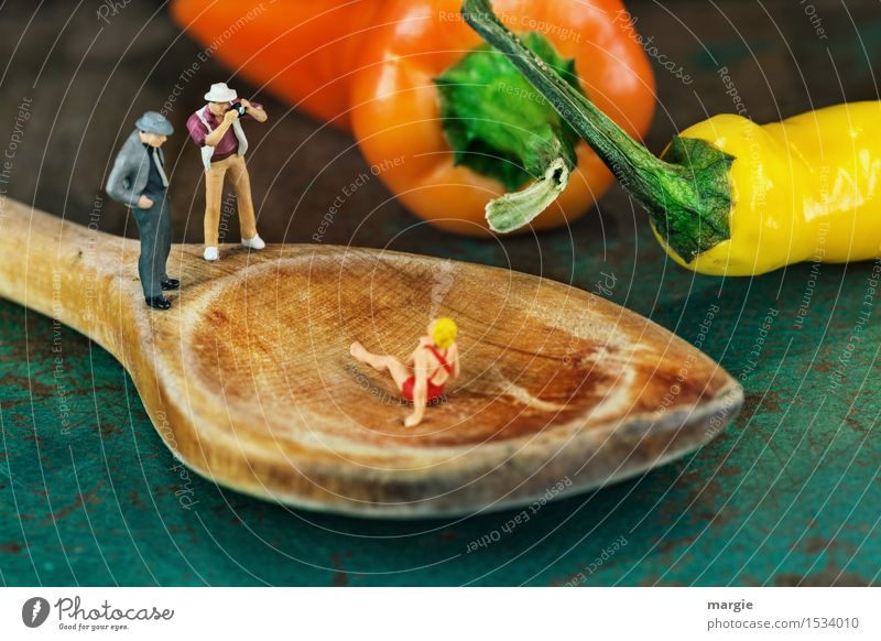 Miniworlds- Hot Photo Shooting Vegetable Nutrition Organic produce Vegetarian diet Lifestyle Leisure and hobbies Kitchen Human being Masculine Feminine Woman