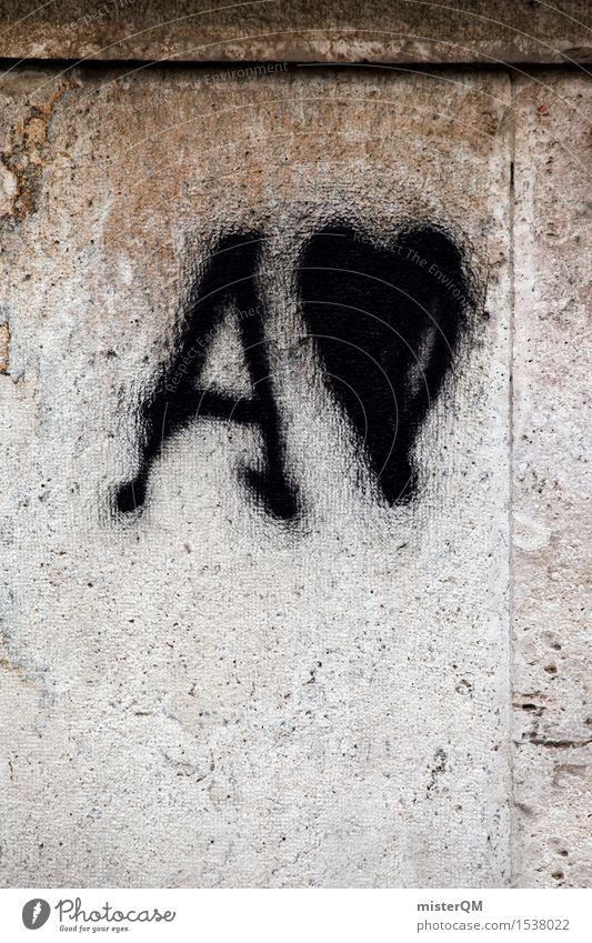 A-Lover. Art Work of art Esthetic Letters (alphabet) Graffiti Facade Declaration of love Display of affection With love Love life Loving relationship Heart