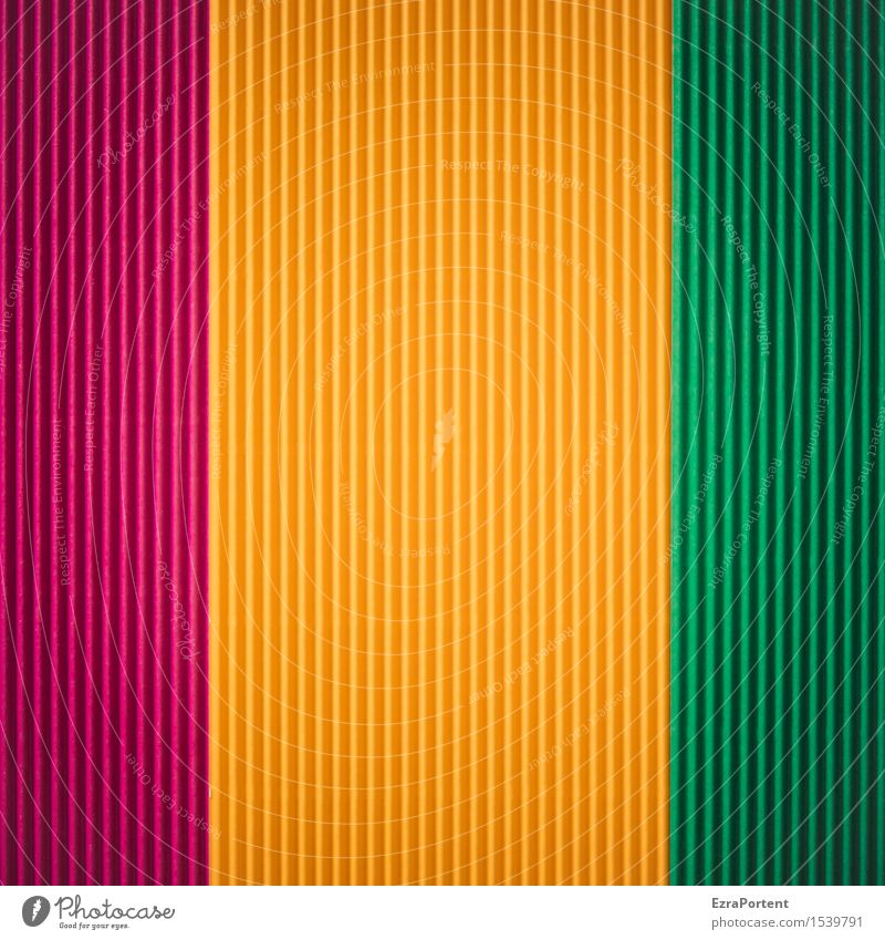corrugated colours Line Stripe Yellow Green Violet Design Colour Advertising Background picture Structures and shapes Groove Multicoloured Colour photo