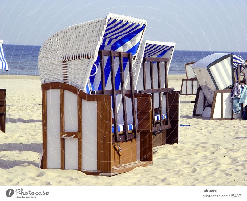 The last Beach Beach chair Ocean Europe Sand Baltic Sea Sun