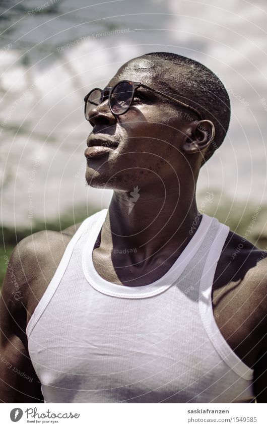 Visionary. Lifestyle Masculine Man Adults Body Fashion Sunglasses Athletic Cool (slang) Eroticism Resolve Future Africa African Africans Kenya Model Modern
