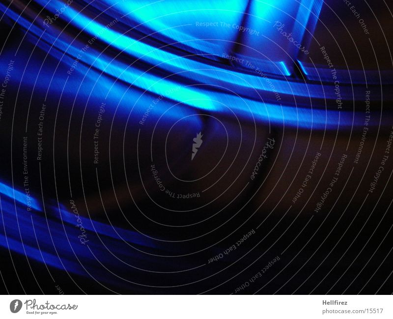 In Motion Steel Aluminium Silhouette Photographic technology Profile pinholes blue light Movement