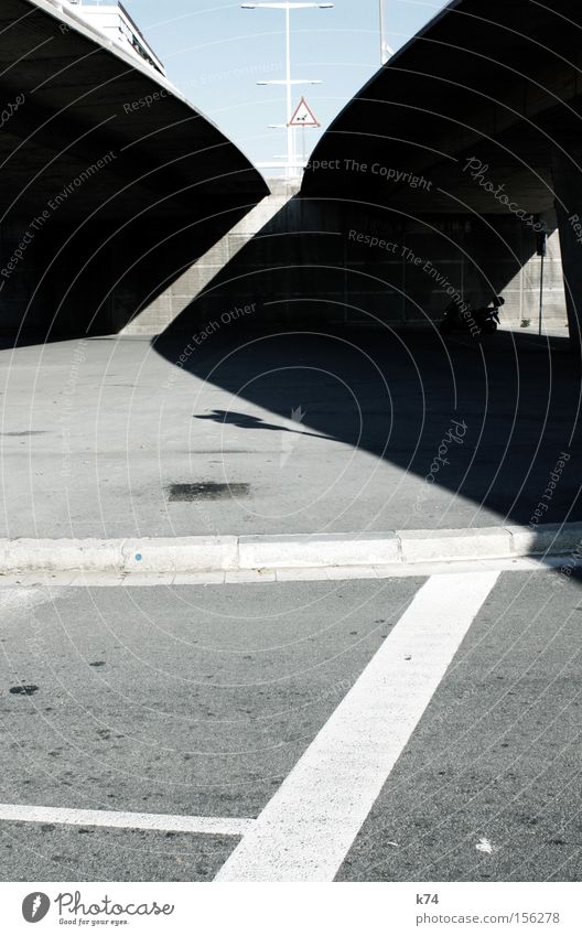 bridge shadows Bridge Shadow Light Abstract Geometry Street Transport Architecture Traffic infrastructure