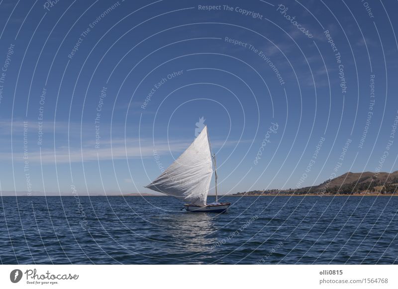 Sailboat on the Tititaca Lake, Peru Vacation & Travel Tourism Sailing Nature Titicaca lake Transport Watercraft Natural Green Logistics water Andes bolivian