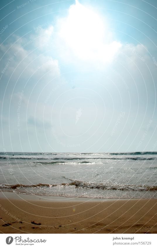 heaven is a place ... Light Clouds Sun Sky Beach Coast Ocean Water Portugal Algarve Back-light Light (Natural Phenomenon) Blue Celestial bodies and the universe