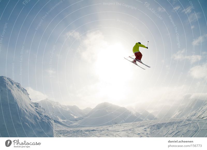 X Jump Free skiing a Royalty Free Stock Photo from Photocase