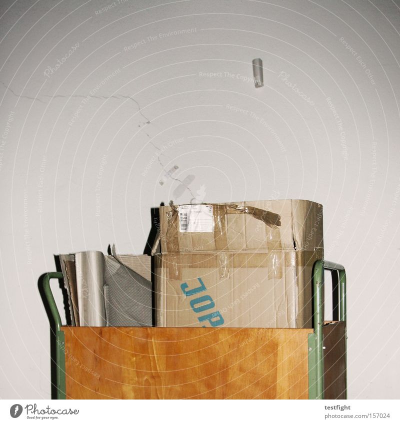 jop Cardboard Trash Second-hand Packaging Flash photo Industry used packaging waste flash