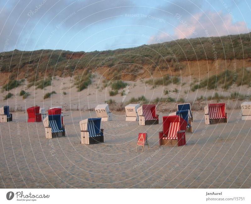 Beach chair paradise Sylt Ocean Vacation & Travel Europe North Sea