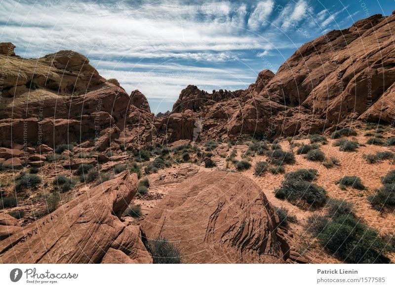 Valley of the Fire Beautiful Vacation & Travel Tourism Trip Adventure Far-off places Freedom Expedition Summer Mountain Environment Nature Landscape Sky Clouds
