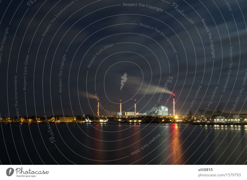 Amager Power Plant and Harbour in Copenhagen, Denmark Industry Town Chimney Energy Environmental pollution water Renewable power fume Emission smokestack Funnel