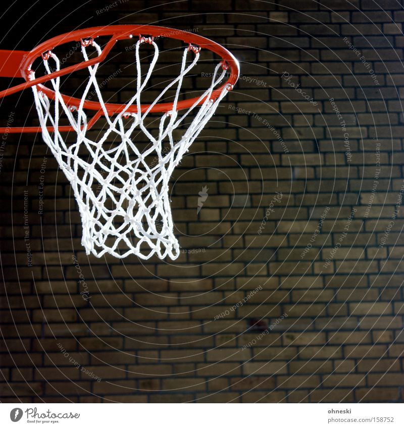 Sun in the basket Basketball Hall Gymnasium Stone Brick Wall (barrier) Sports Lessons Ball sports Education Leisure and hobbies