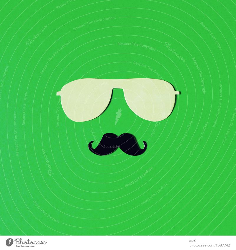 enrique Leisure and hobbies Handicraft Masculine Man Adults Accessory Sunglasses Facial hair Moustache Cliche Green Cool (slang) Identity Uniqueness Macho
