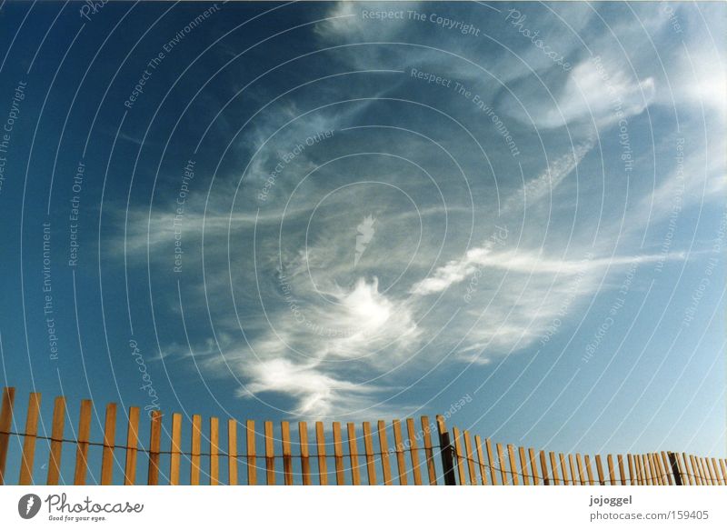 canopy Sky Clouds Fence Freedom Blue Nature Weather Air Landscape Border