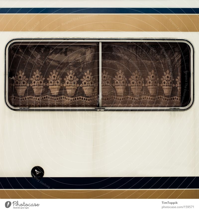 Sweet Home Caravan 2.0 Mobile home Camping Curtain Window Vacation & Travel Lace Petit bourgeois Living or residing Camping site Drape Mobility German Cozy