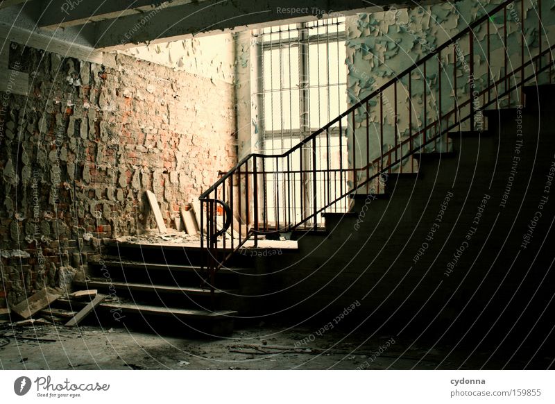 [Weimar 09] Ascent Window Room Location Decline Vacancy Light Transience Time Life Memory Destruction Old Military building Staircase (Hallway) Derelict