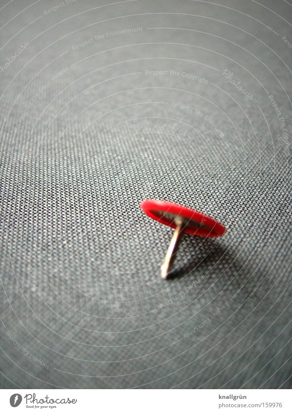 Can prick! Red Gray Point Round Pierce Stationery Practical thumbtack