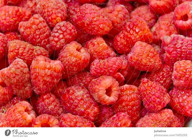 Background fresh red raspberry Vegetarian diet Fresh Red Raspberry sweet Berries food healthy Raw Organic garden stuff Colour photo