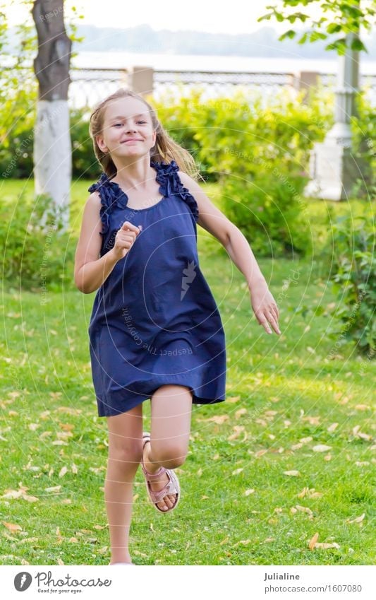 Cute twelve year old girl in the park