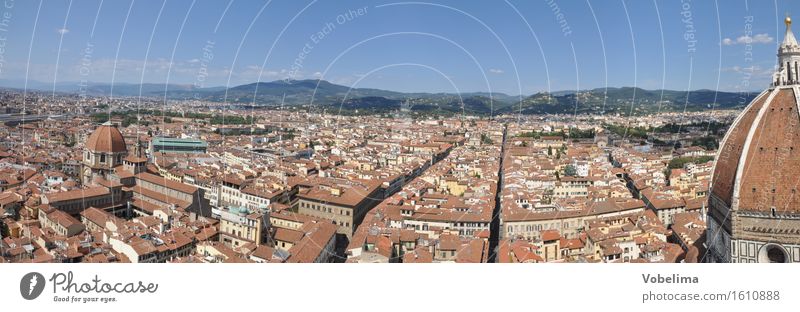 Florence Town Downtown House (Residential Structure) Dome Manmade structures Building Architecture Roof Tourist Attraction Blue Brown Yellow Gray Orange Red