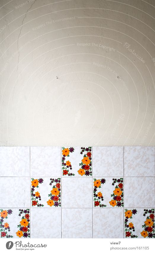 decor Wallpaper Fashioned Pattern Wall (building) Background picture Wallpaper pattern Seventies The eighties GDR Decoration Decline Paper Track Kitchen