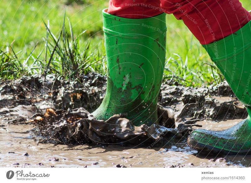 Rubber on sale boots mud