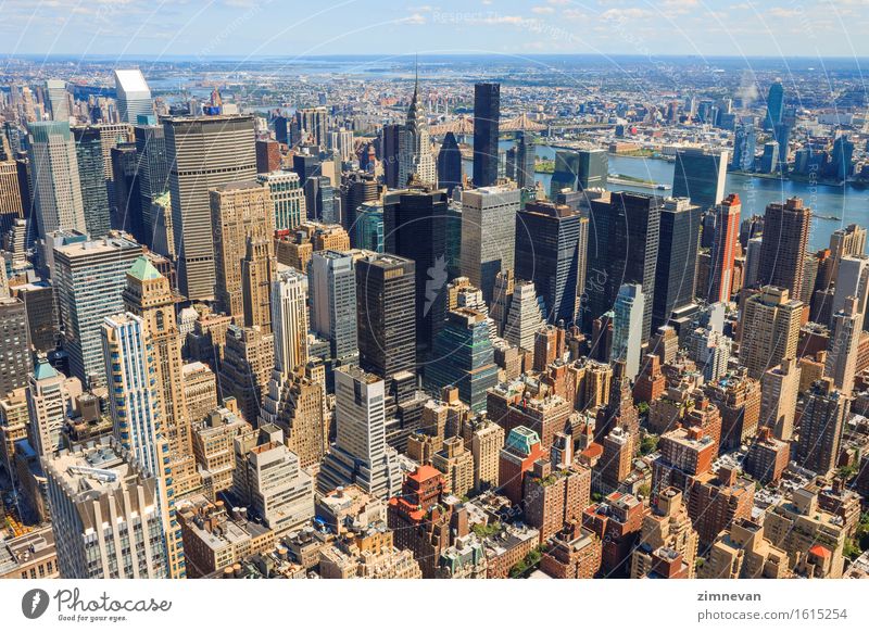 New York City Manhattan skyline aerial view Vacation & Travel Tourism Office Business Town Downtown Skyline High-rise Building Architecture Street Aircraft
