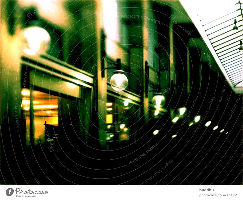 pedestrian passage Stuttgart Twilight Architecture Light large-format camera large screen format