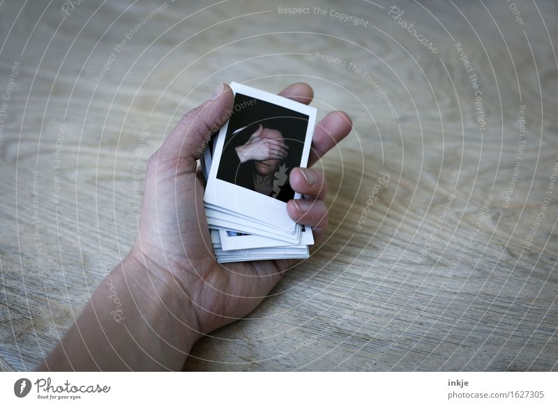 Played out Lifestyle Woman Adults Face Hand 1 Human being Photography Polaroid Emotions Moody Truth Refrain Reluctance Guilty Shame Remorse Inhibition Variable