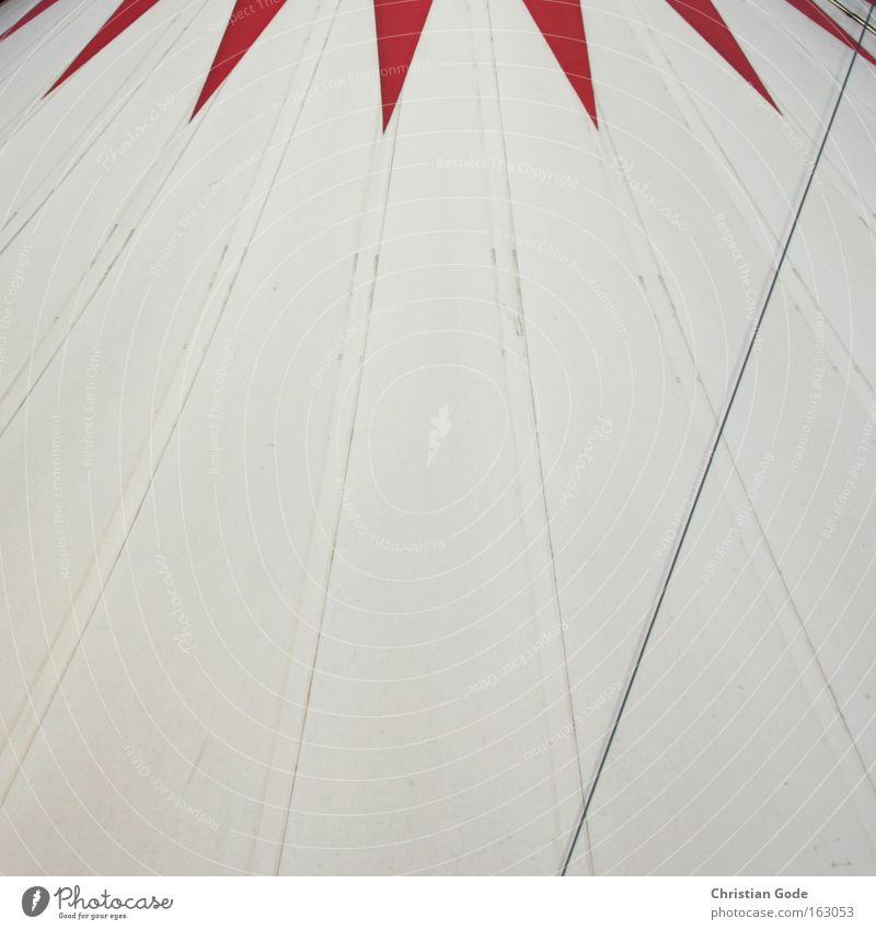circus Circus Tent Circus tent Covers (Construction) White Red Bochum Roof Circus ring Shows Clown Architecture Leisure and hobbies Things