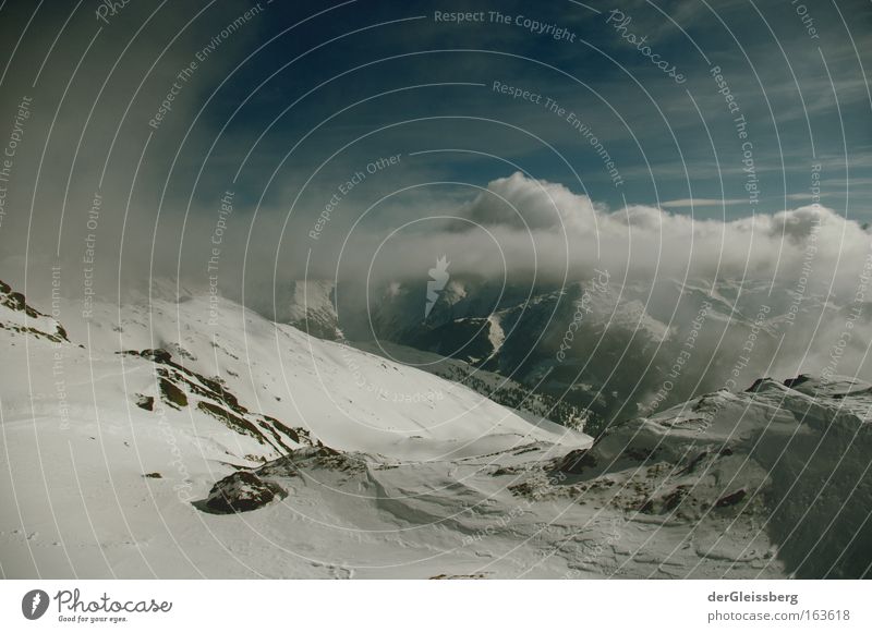 water drop riot Colour photo Subdued colour Exterior shot Deserted Day Panorama (View) Environment Nature Landscape Air Drops of water Sky Clouds Winter Fog