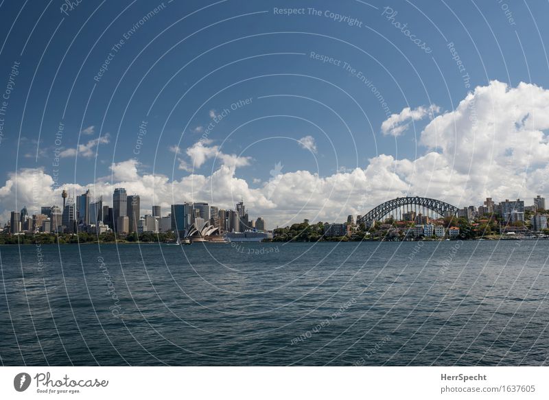 Most beautiful view Sydney Australia New South Wales Port City Downtown Skyline High-rise Bridge Manmade structures Building Architecture Tourist Attraction