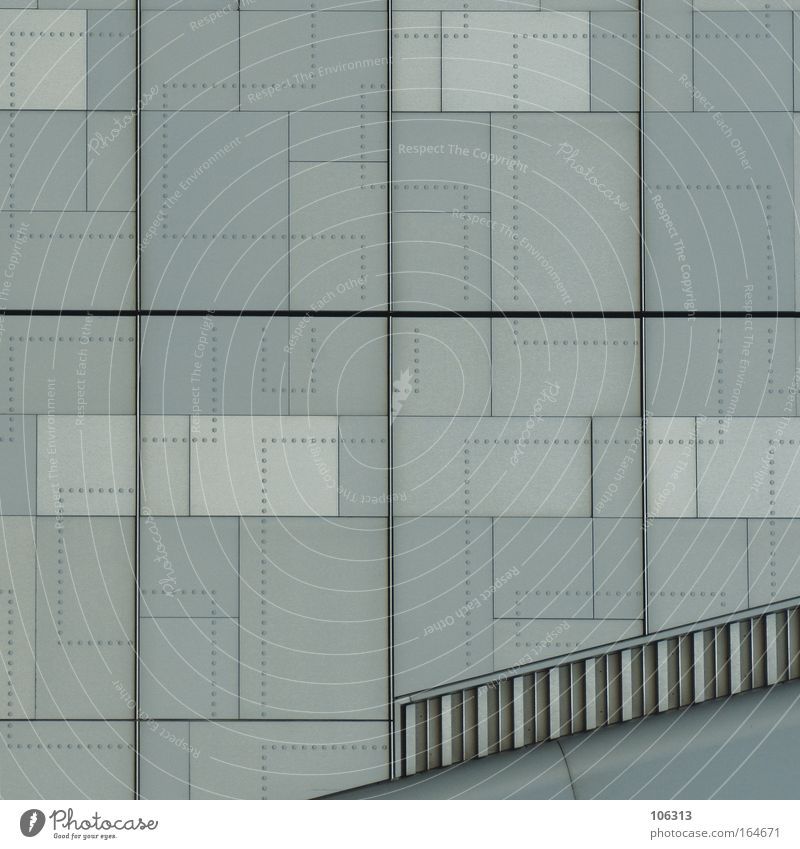 Photo number 119566 Architecture Wall (barrier) Wall (building) Line Exceptional Gray structure Illustration Image dotted division right angle Stairs Comic Dull
