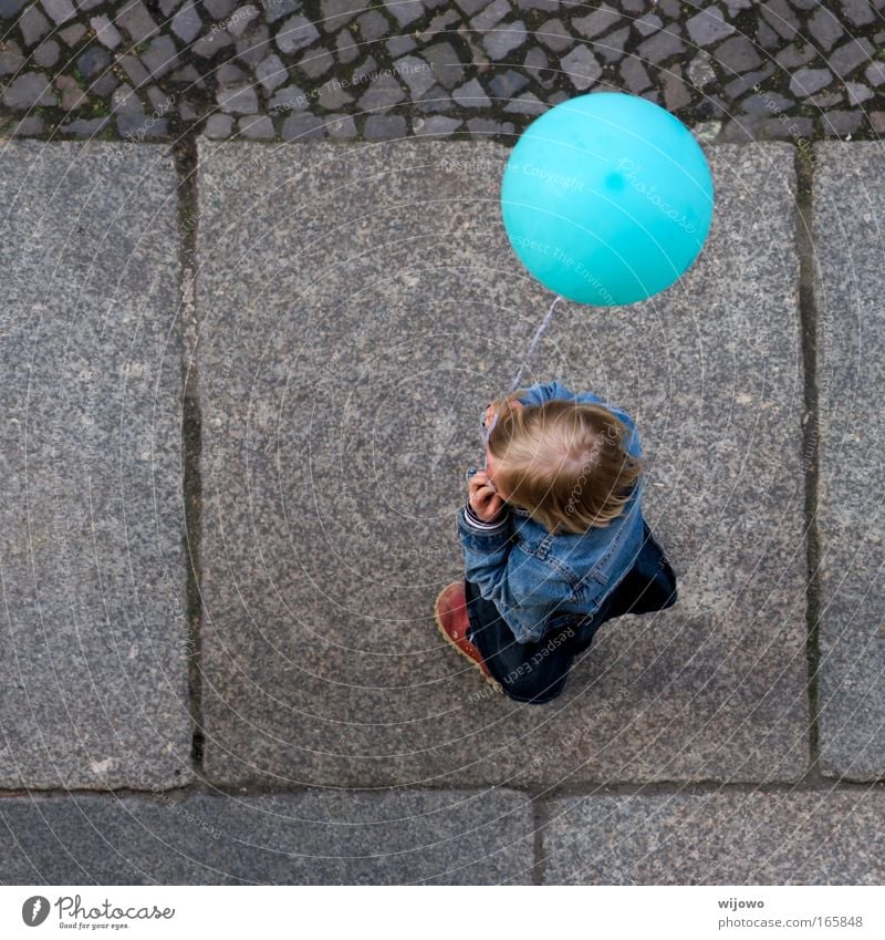 Should I or shouldn't I? Colour photo Exterior shot Copy Space left Neutral Background Day Bird's-eye view Forward Joy Playing Children's game Fairs & Carnivals