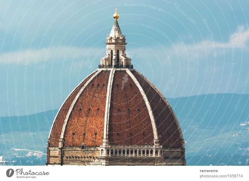 Brunelleschi Dome in Florence Design Beautiful Vacation & Travel Tourism Art Sky Town Church Places Building Architecture Monument Old Historic Blue Italy dome