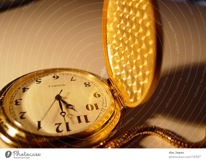 golden_times_3 Fob watch Time Digits and numbers Second hand Flap Transience Light Nostalgia Pattern Clock Things Gold Moody Shadow Chain Detail